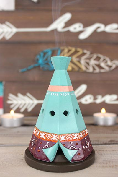 Teepee Incense Cone Burner