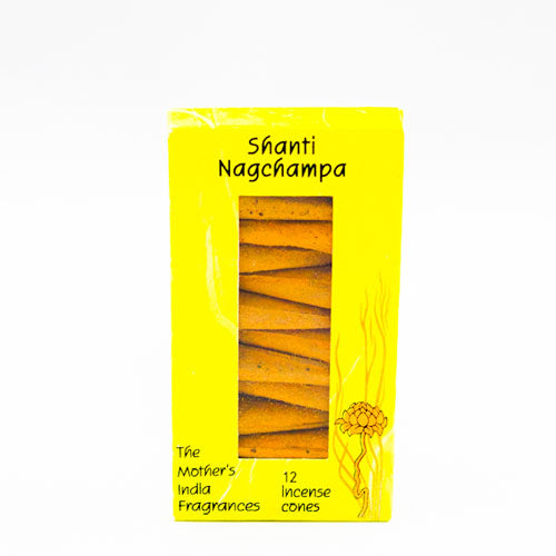 The Mothers India Shanti Incense Cones