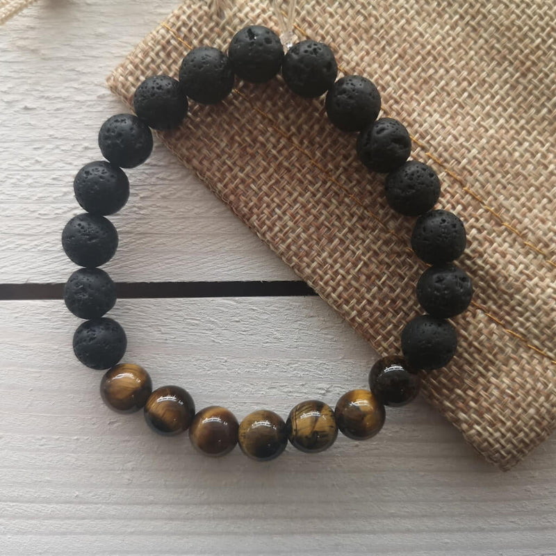Tiger Eye Essential Oil Diffuser Bracelet