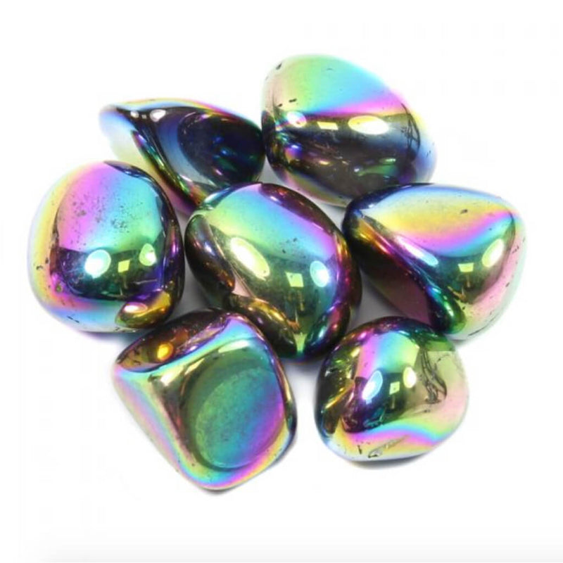 Titanium Aura Quartz Tumblestone