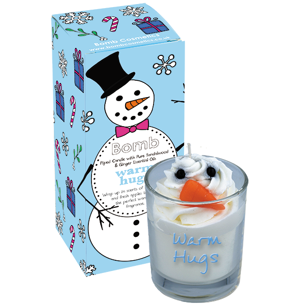 Warm Hugs Piped Candle by Bomb Cosmetics