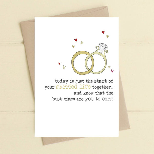 Wedding - The Best Is Yet To Come Greeting Card