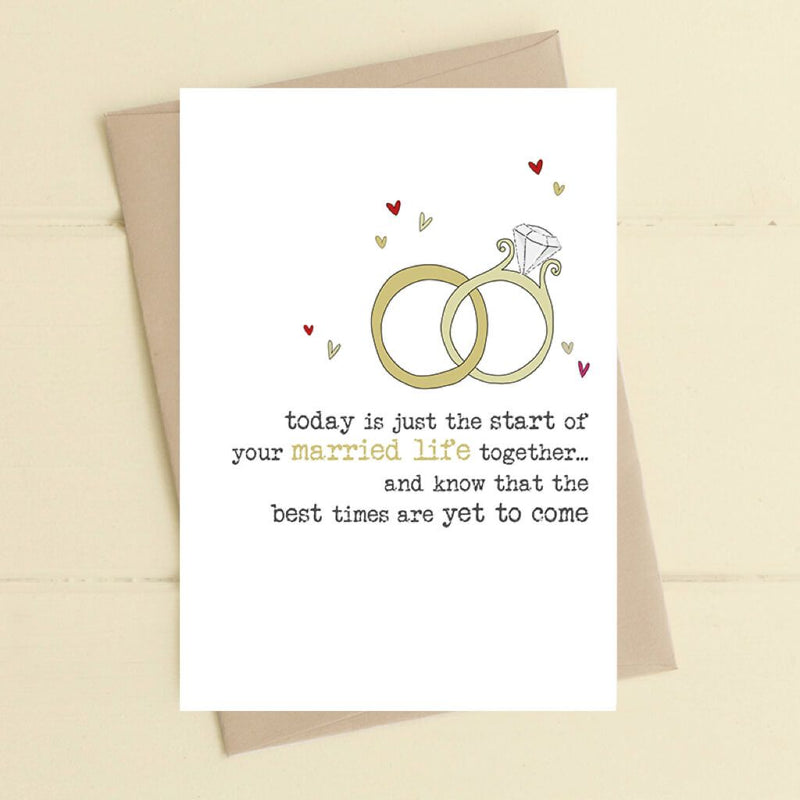 Wedding - The Best Is Yet To Come Greeting Card