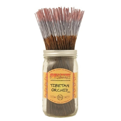Wildberry 10 inch Tibetan Orchid Incense Sticks